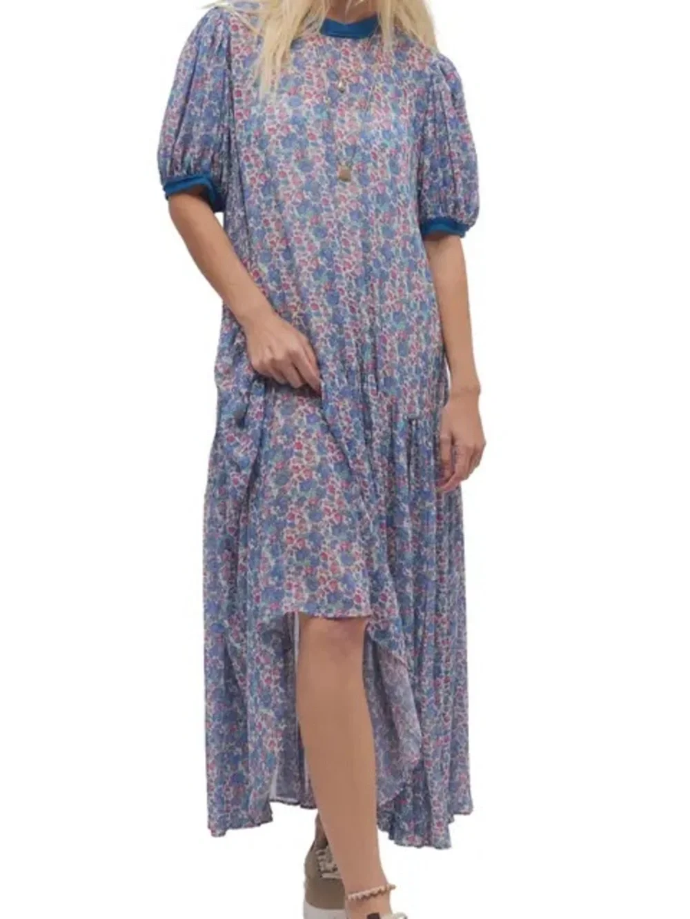 Free People Courtside Crush Floral Maxi Dress
